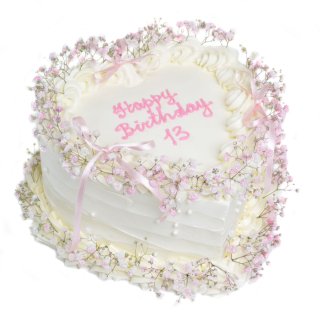 Викторианско сърце с цветя В386