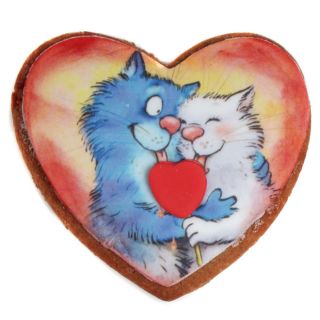 Меденка във формата на сърце от Торти Чочко. Страхотен подарък за свети валентин