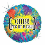 Фолиев балон OMG /It's your B-day/