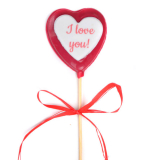 Шоколадова близалка Малина, шоколад малина, близалка сърце, подарък за Свети Валентин, бонбони за сжети валентин, 14 февруари, деня на влюбените