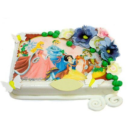 Торта с принцеси, фото торта, торта със снимка, торта за момиче, торта с дисни принцеси, снежанка, пепеляшка, бел, спящата красавица, торти чочко