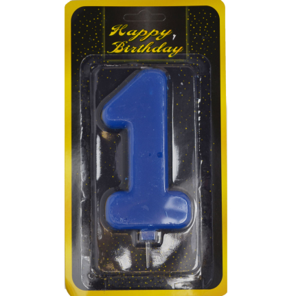 Свещ Гигант Синя 1