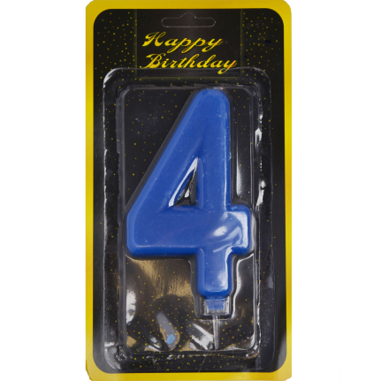 Свещ Гигант Синя 4