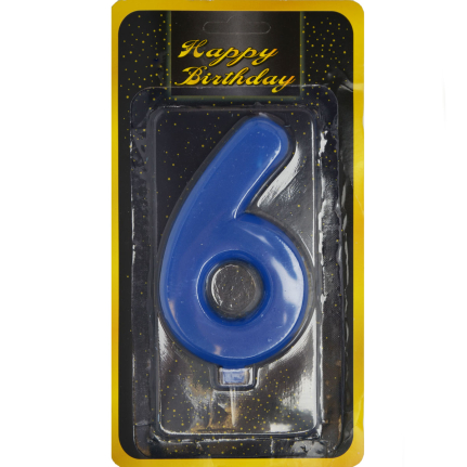 Свещ Гигант Синя 6