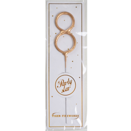 Бенгалски огън цифра 8