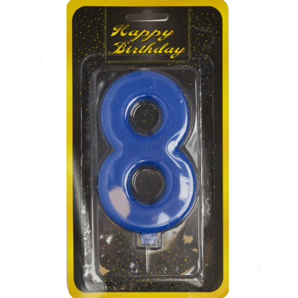 Свещ Гигант Синя 8