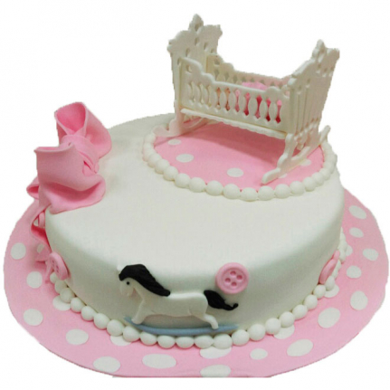 Торта с кошарка за бебе момиче торти чочко
